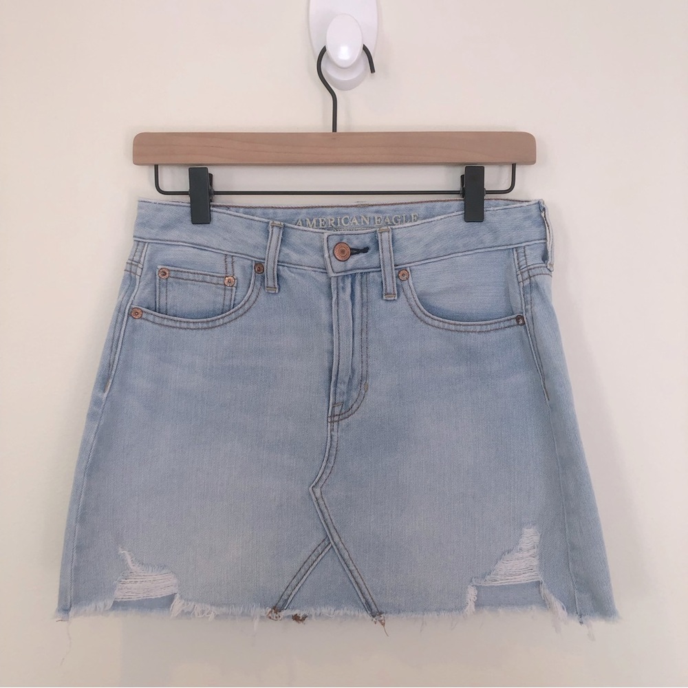 American Eagle Denim Mini Skirt